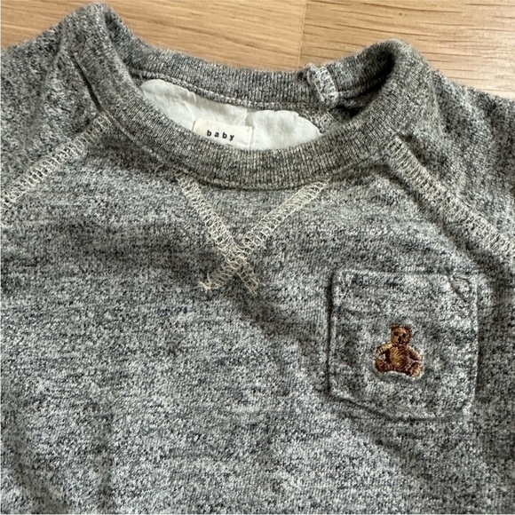 Gap Gray Baby Sweatshirt and Pants Set - Picture 2 of 2